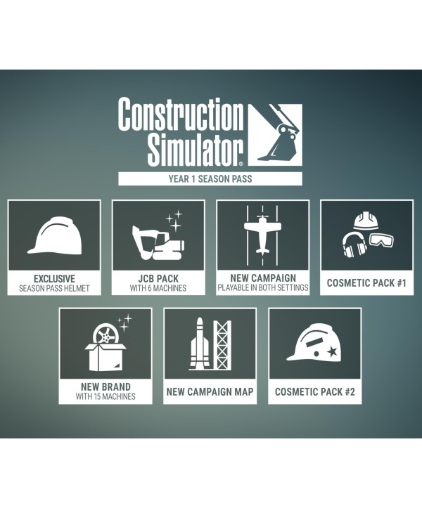 Construction Simulator - Year 1 Season Pass DLC Steam Key EUROPE
